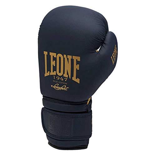 Leone 1947, Guanti Blue Ed Guanti Da Boxe, Unisex, Adulto, Blu, 10