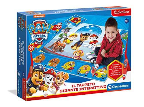 Clementoni Paw Patrol-Tappeto Gigante Gioco educativo elettronico con Penna  interattiva, Puzzle Bambini 3 Anni+ (Versione in Italiano), Made in Italy,  Multicolore, 16336