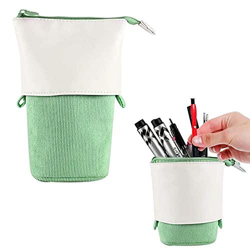 Astuccio Telescopico In Tela Con Cerniera - Portapenne Verticale Con Stampa Animali Carina - Foto 9