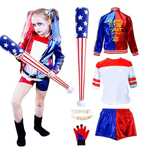 Kitimi Harley Quinn Costume Bambina Adulti Costume Bambino Donna