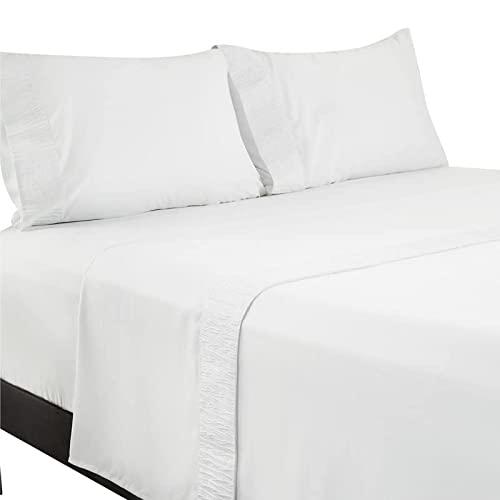 Bedsure Set Lenzuola Letto Singolo Completo Letto Singolo, Completo