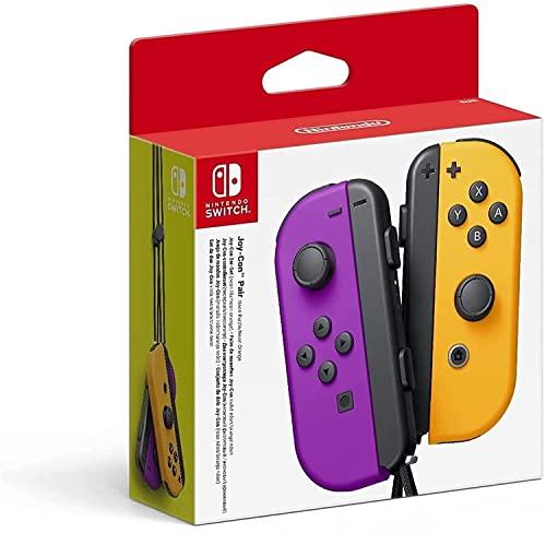 Nintendo Controller Nintendo Switch Set da 2 Joystick, Viola Neon e Arancione Neon Nintendo Controller Nintendo Switch Set da 2 Joystick, Viola Neon e Arancione Neon