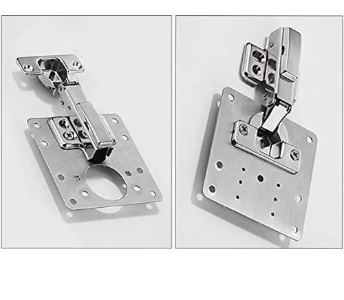 Piastra di riparazione cerniera resistente per mobili in legno
